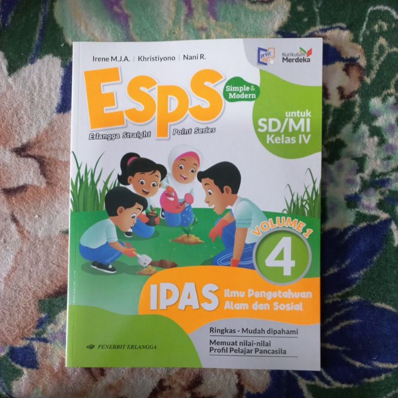 Jual ORIGINAL BUKU ESPS IPAS ILMU PENGETAHUAN ALAM DAN SOSIAL KELAS 4 ...