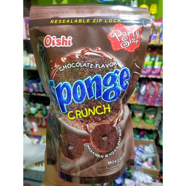 Jual Oishi Sponge Crunch Coklat G Shopee Indonesia