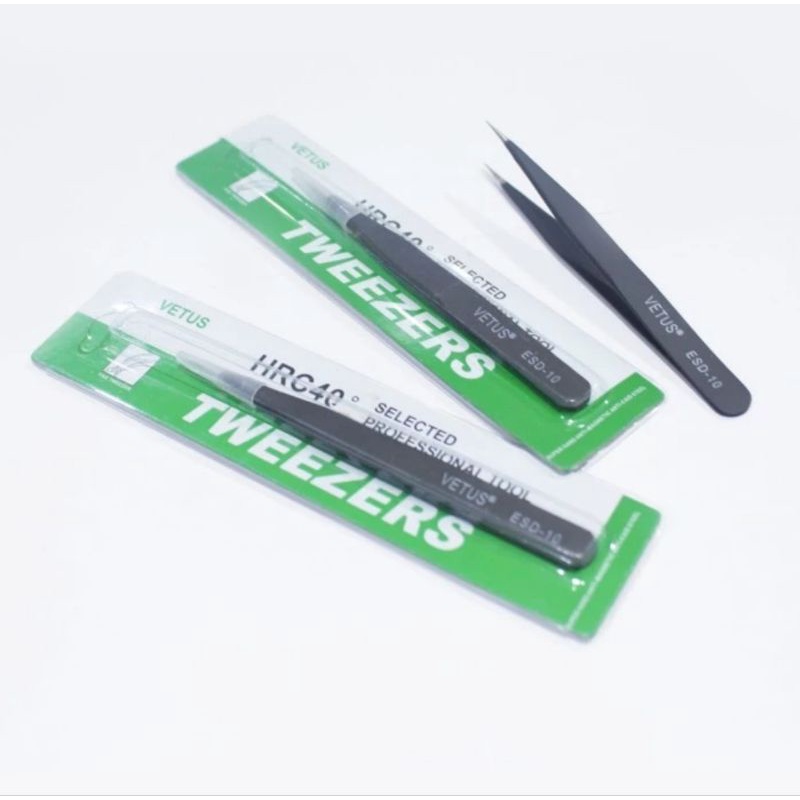 Jual pinset lurus vetus anti magnetic ESD 13 | Shopee Indonesia