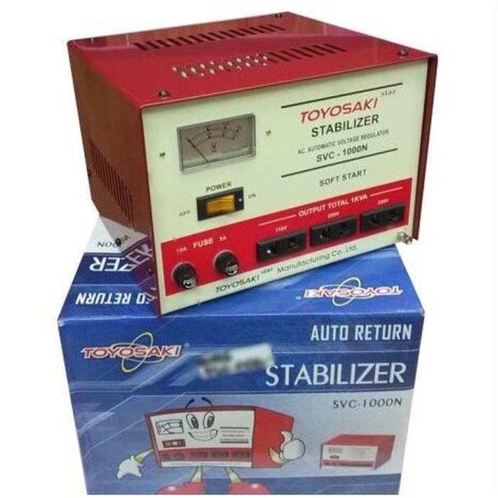 Jual Stabilizer TOYOSAKI 1000W 1000 WATT - SVC1000N | Shopee Indonesia