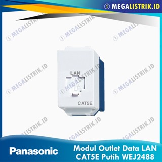 Jual modul terminal jack lan data internet dan listrik panasonic