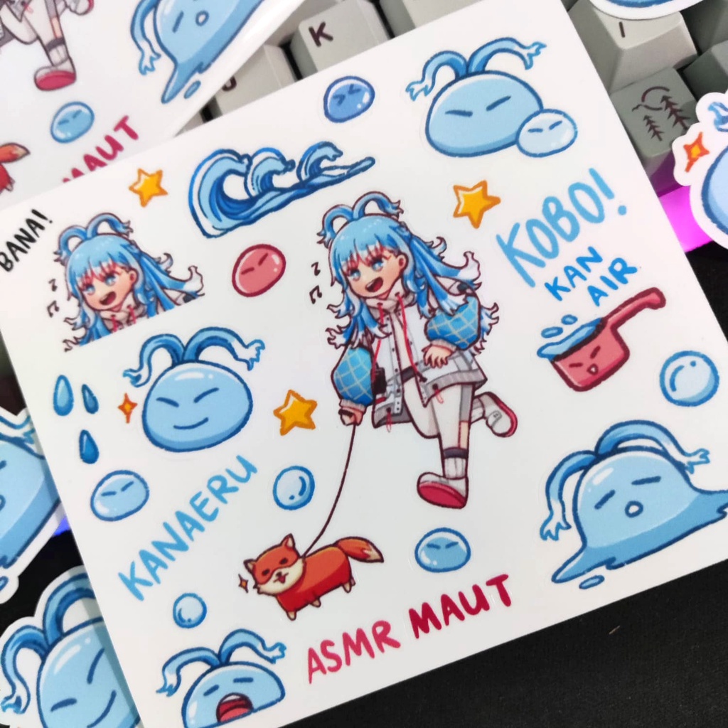 Jual Stiker Kobo Kanaeru waterproof sticker sheet | BANA | Shopee Indonesia