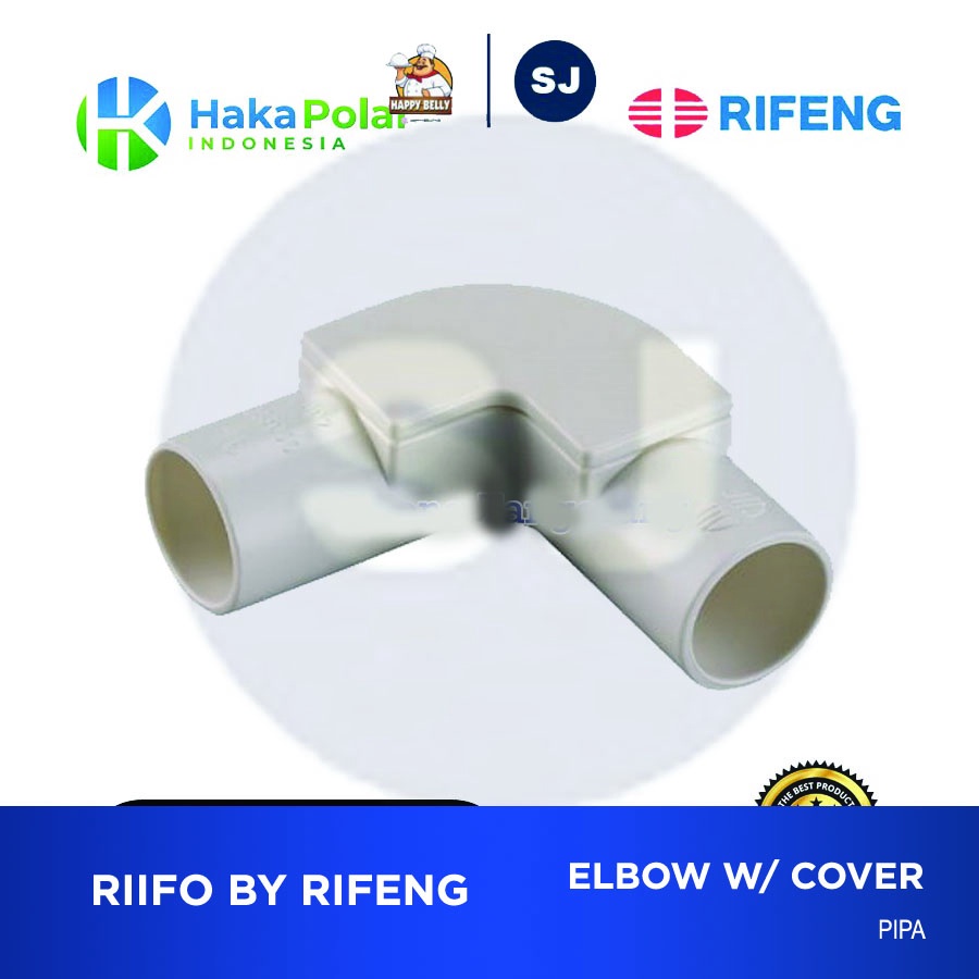 Jual RIFENG CONDUIT - ELBOW WITH COVER (20 MM) F20-GT 20X20X20 | Shopee ...
