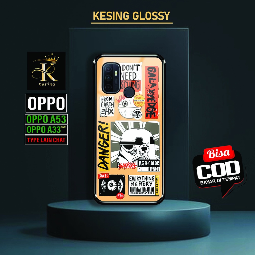 Jual Case Oppo A33 A53 2020 Casing Premium Hardcase Kaca 