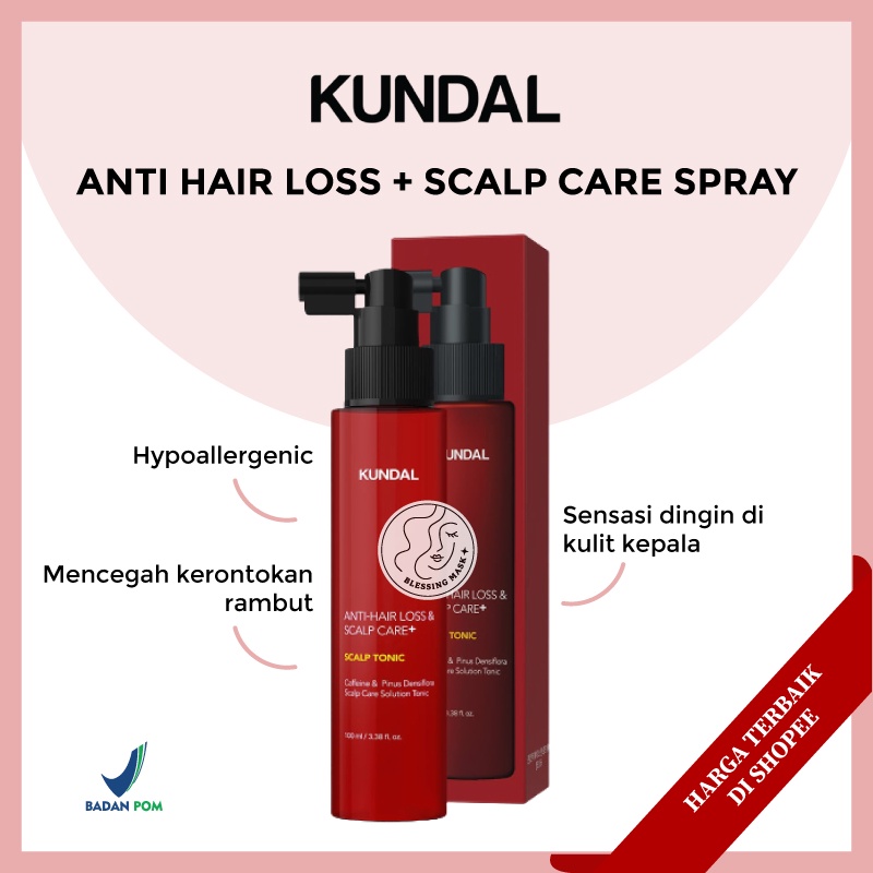 Jual [BPOM] KUNDAL Head Spa& Scalp Care + Solution Scalp Spray 100ml