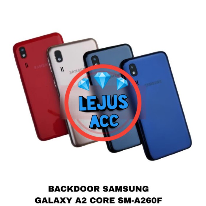 Tutup Belakang Baterai Backdoor Back cover Samsung Galaxy A2 Core Biru