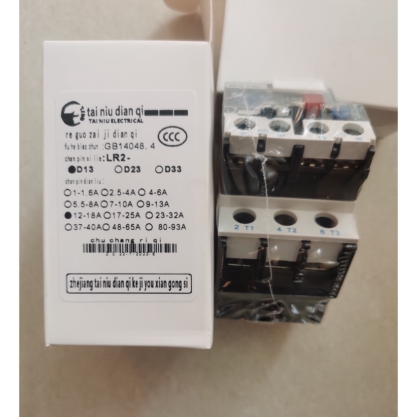 Jual Thermal Overload Relay LR2D13 (12 18A) Berkualitas Shopee Indonesia