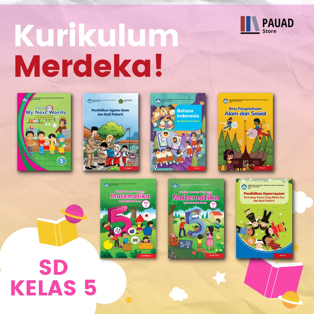 Jual Buku Kurikulum Merdeka / Kelas 5 / SD | Shopee Indonesia