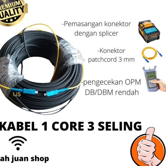 Jual KABEL PRECON 75 METER/FIBER OPTIC - CON PATCHCORD | Shopee Indonesia