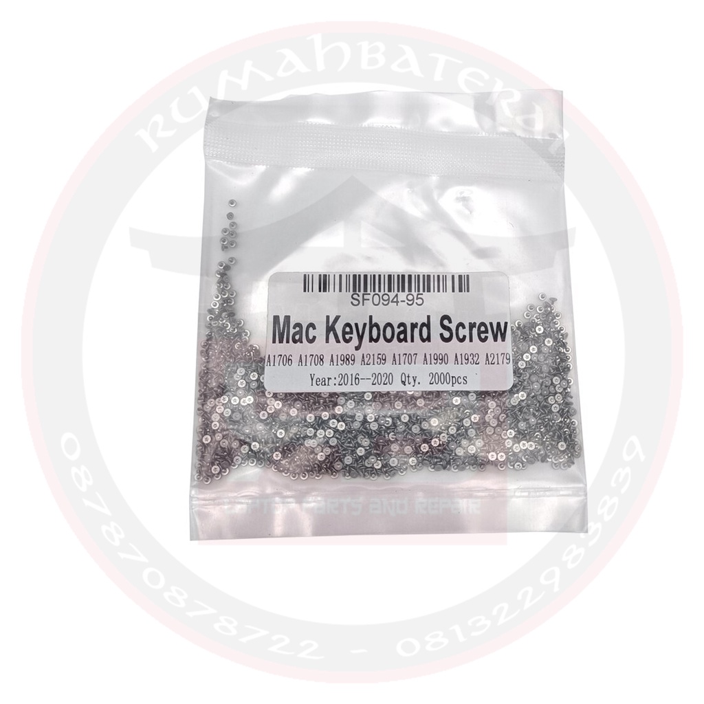 Jual sekrup baut keyboard screw rivet macbook air pro 13