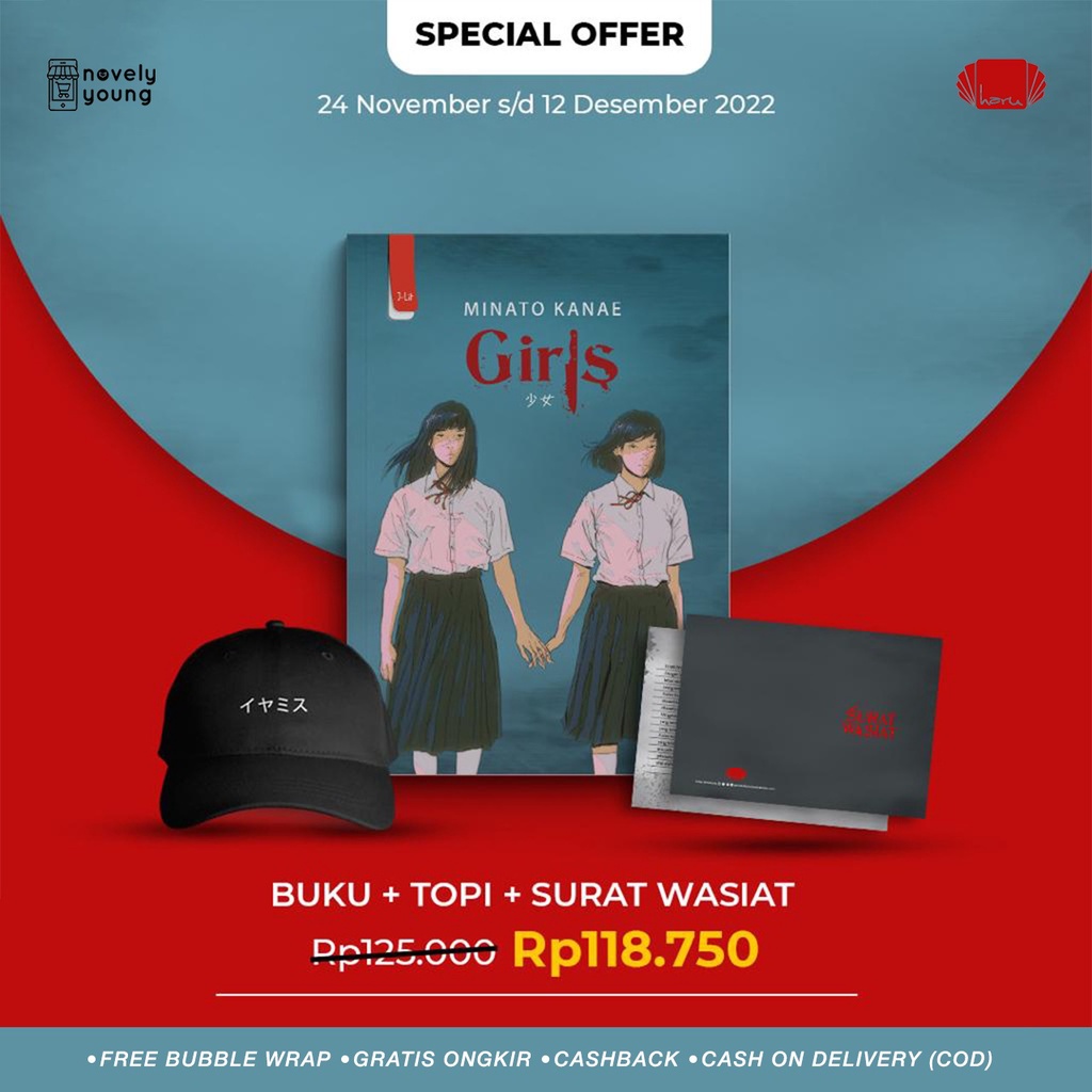 Jual Novel Girls - Minato Kanae - Haru | Shopee Indonesia