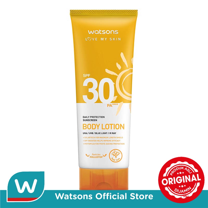 Jual Watsons Daily Protection Sunscreen Body Lotion SPF30 PA+++ 100ml