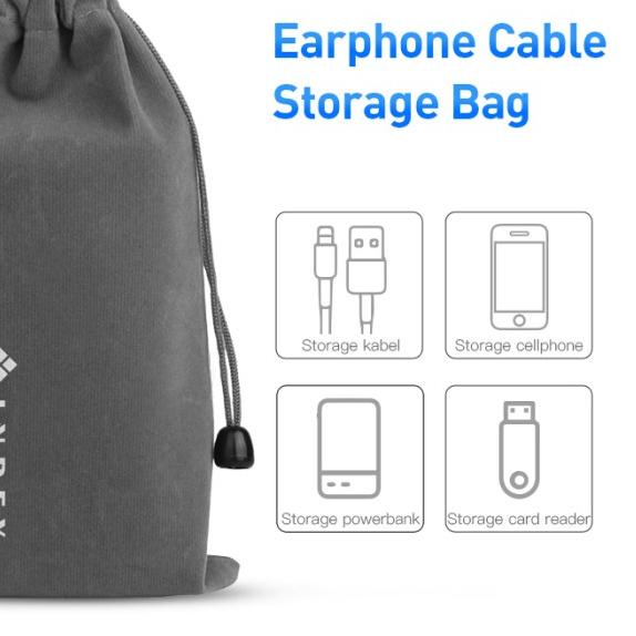 Jual INBEX 1.2m Wired Earphone Semi In Ear Headset Super Bass/+mini bag ...
