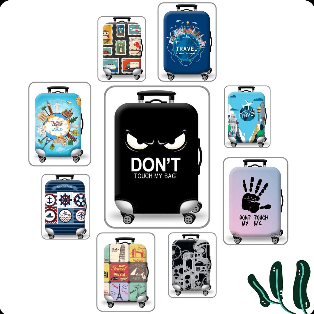 Jual Hf215 Cover sarung pelindung koper luggage bag kain spandek