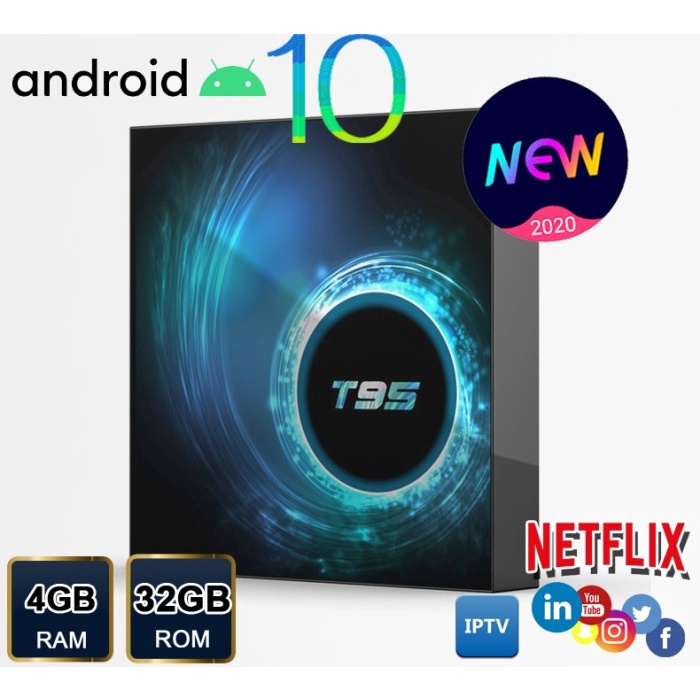 Jual Android TV Box T95 Ram 4 Rom 32 6K Android 10 | Shopee Indonesia