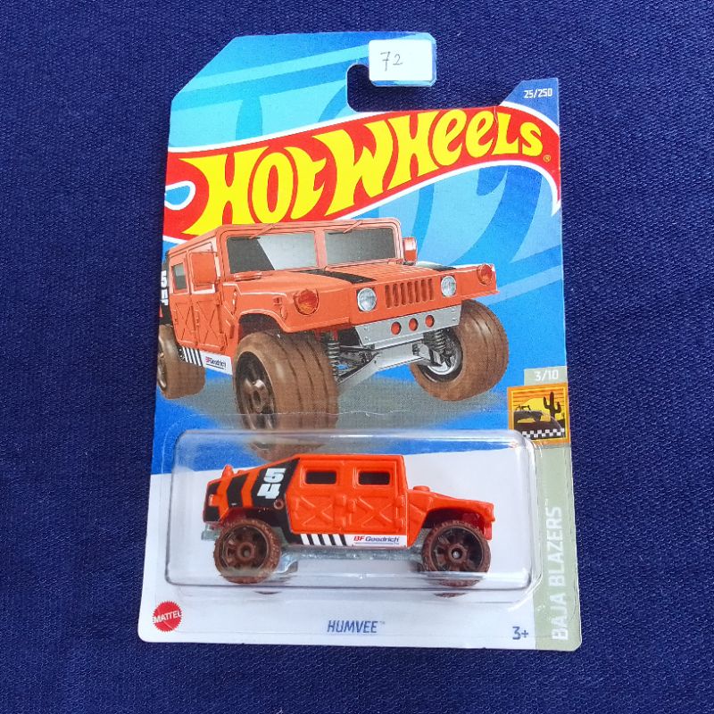 Jual Diecast Hot Wheels Hotwheels HW Baja Blazers Humvee Orange ...