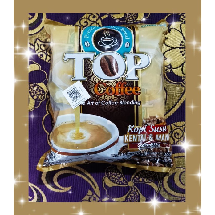 Jual Top Coffee Kopi Susu Kental And Manis Isi 20 Sachet 30 G Shopee Indonesia 