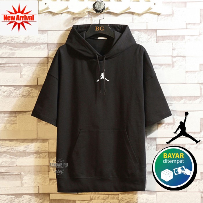 Jual PROMO COD Short Sleeve Nike Air Jordan Hoodie Lengan Pendek