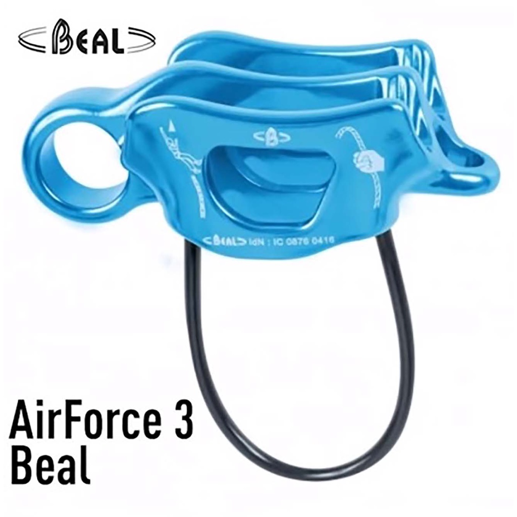 Jual Beal Air Force 3 ATC Belay Device Descender Climbing Safety