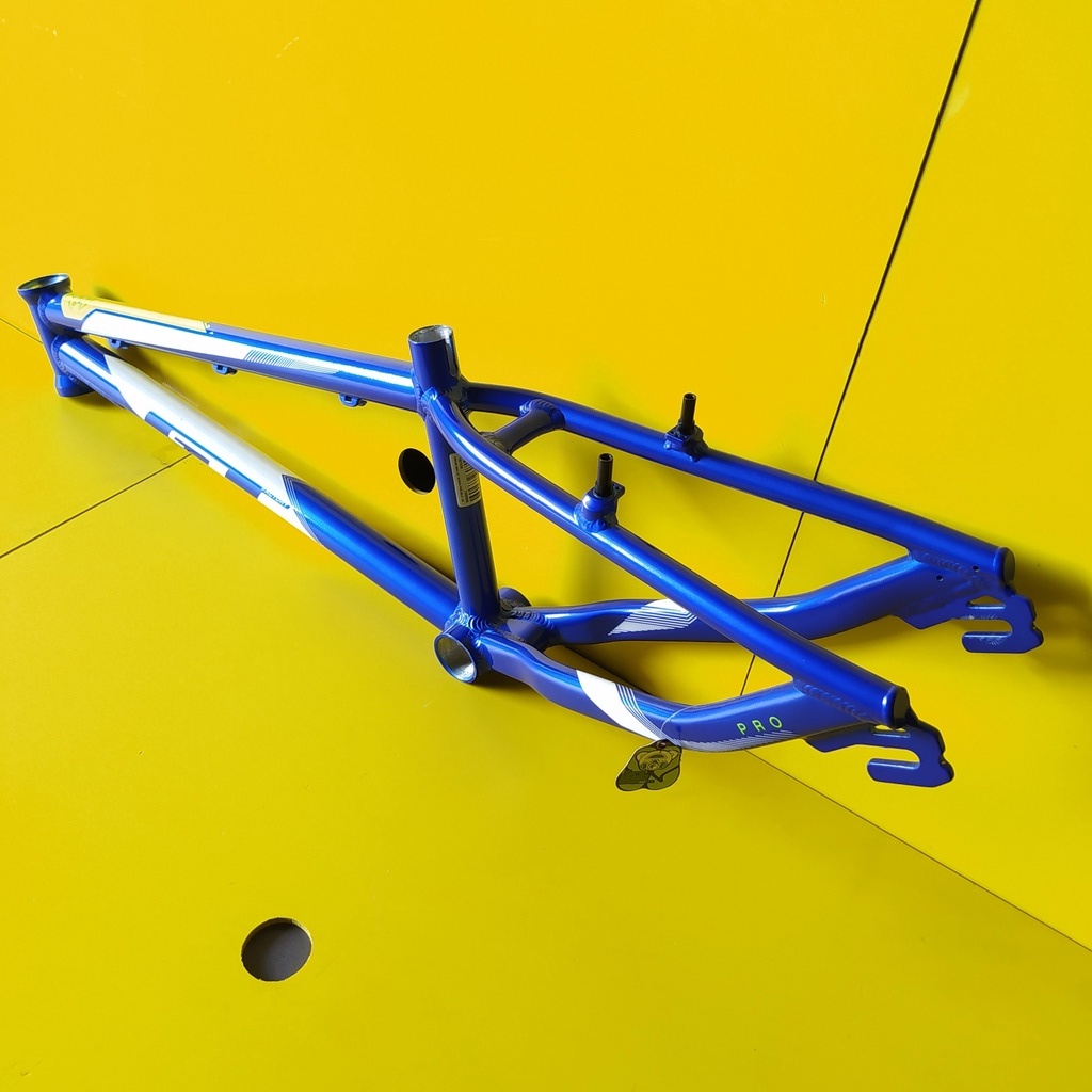Jual Frame Sepeda BMX GT Speed pro alloy Blue Yellow Fluo Original ...