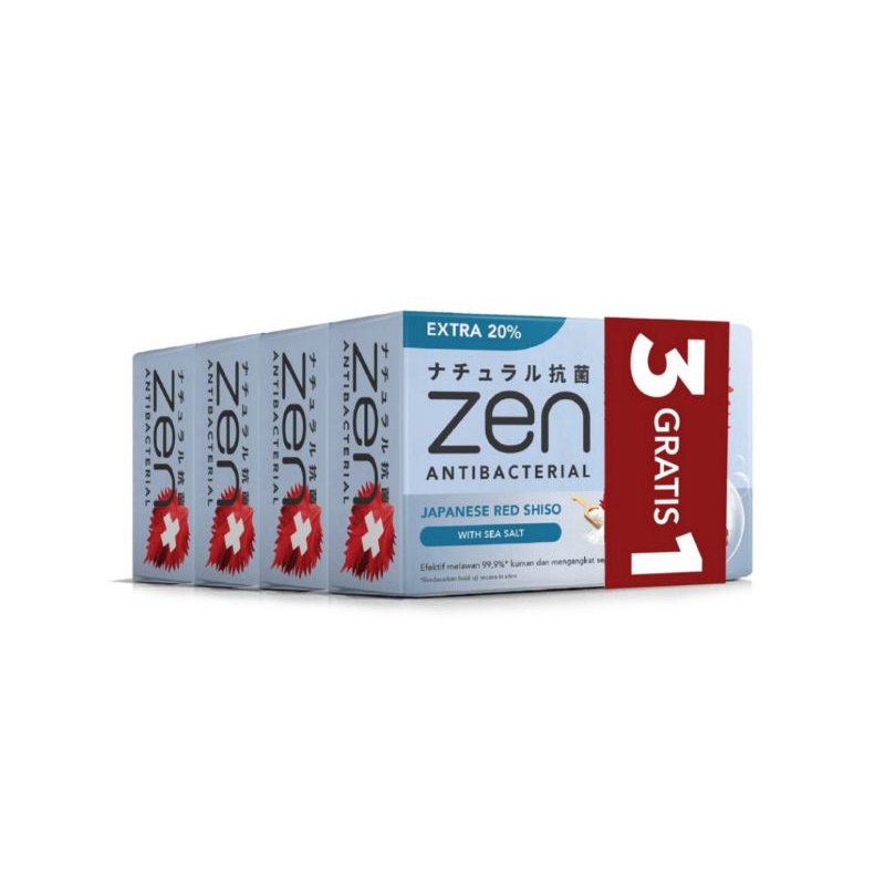 Jual SABUN ZEN BATANG ISI 4 pcs | Shopee Indonesia