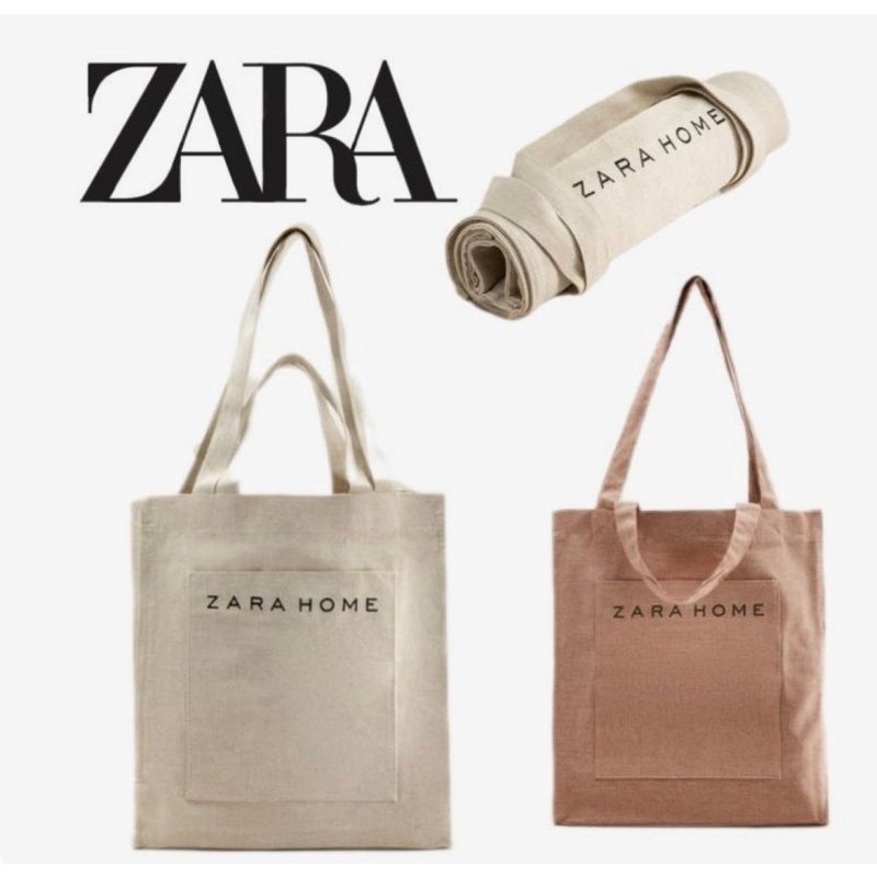 Zara home tote bag hot sale