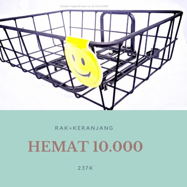 Jual KERANJANG SEPEDA FRONT RACK PANNIER FEDERAL - rack eyelet | Shopee ...
