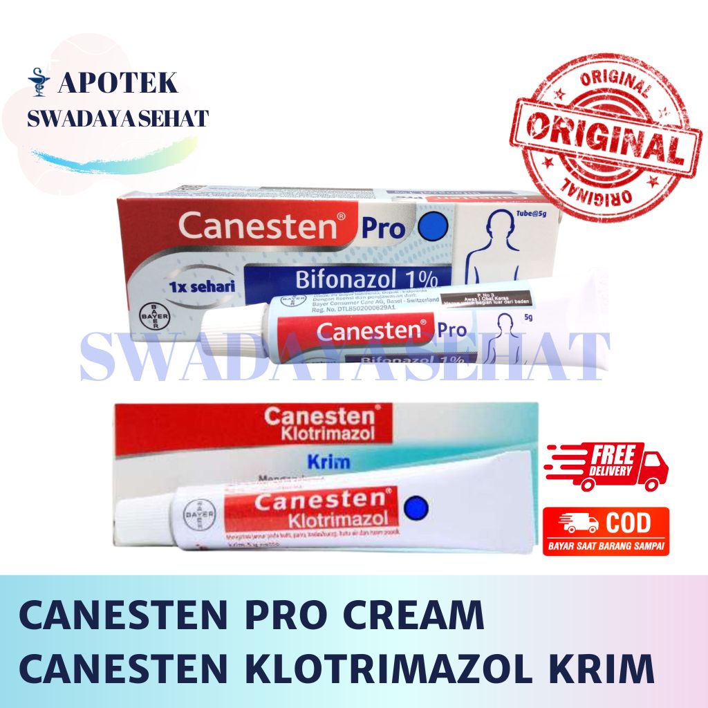 Jual CANESTEN PRO CREAM 1 10 GR Varian Salep 5 GR Klotrimazole