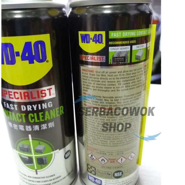 Jual Contact Cleaner WD - 40 Specialist 200 ML Pembersih Kotoran ...
