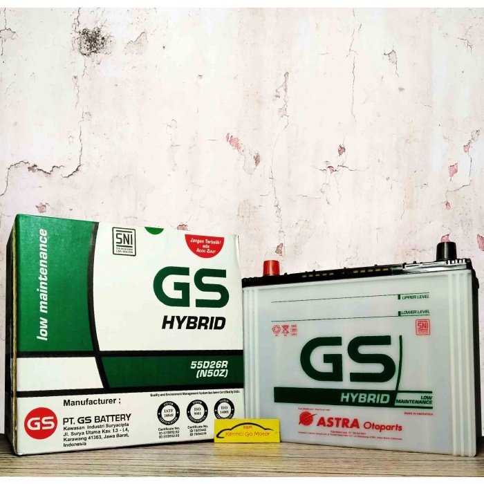 Jual AKI GS ASTRA HYBRID N50Z ACCU AKI GS HYBRID MITSUBISHI COLD DIESEL