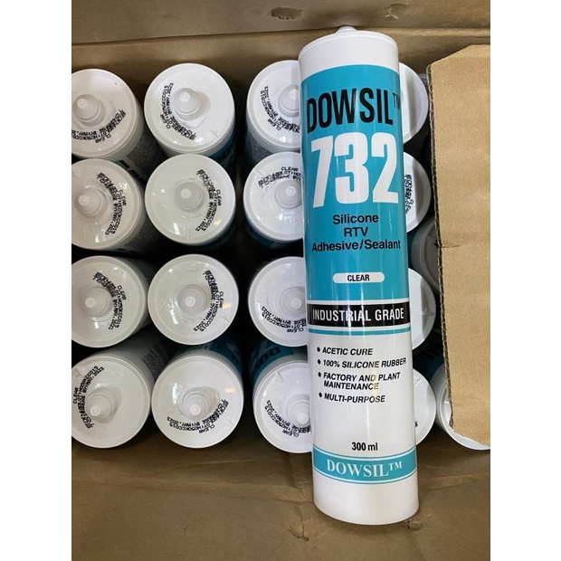 Jual dowsil 732 / dowsil 732 silicone rtv adhesive/sealant | Shopee ...