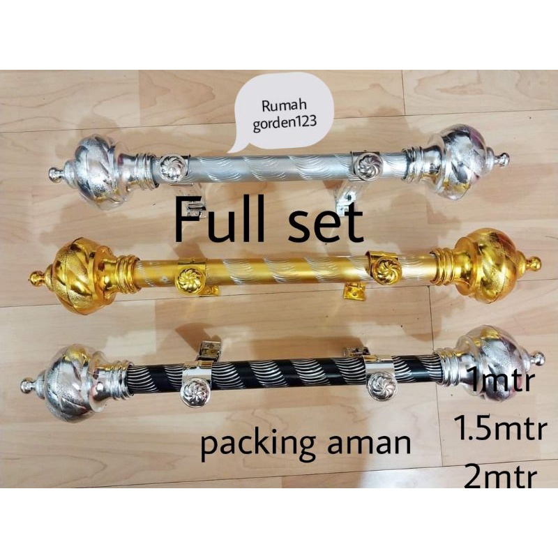 Jual Besi Rell Gorden ukuran 100 - 150cm Full set | Shopee Indonesia