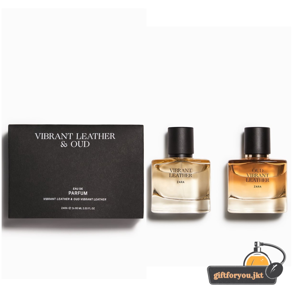 Parfum Zara Paket Vibrant Leather Oud Bogoss 60 ml EDP Original Man Perfume  Pria Cowok
