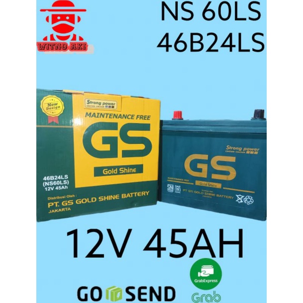 Jual AKI MOBIL HYUNDAI AVEGA GS MF NS60LS 12V45AH 46B24LS | Shopee