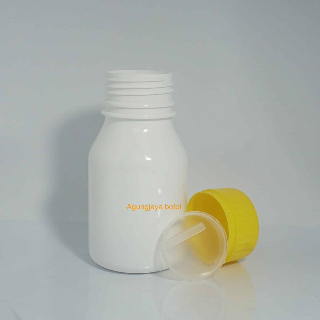 Jual Botol Pet PS 250 ml Putih Segel Kecil / Botol Plastik / Botol ...