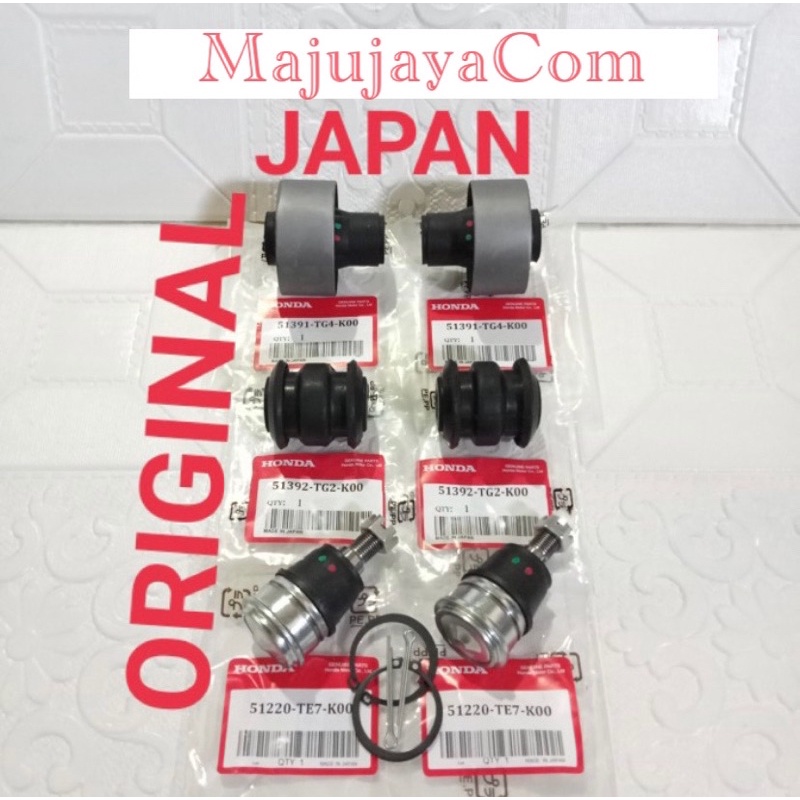 Jual Bushing lower arm besar kecil + ball joint honda brio mobilio brv Shopee Indonesia