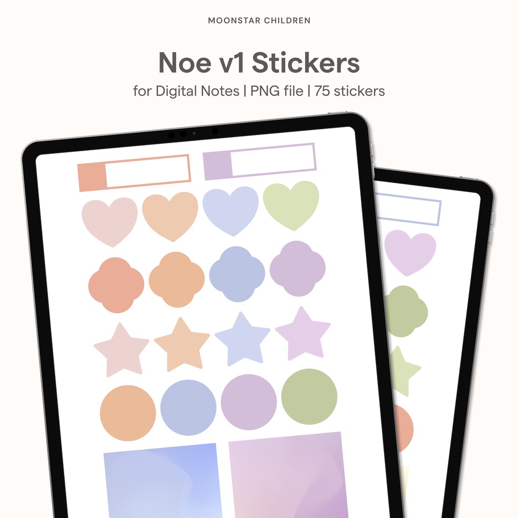 Jual Noe v1 Digital Memo Sticker Productivity BuJo Journal Notebook ...