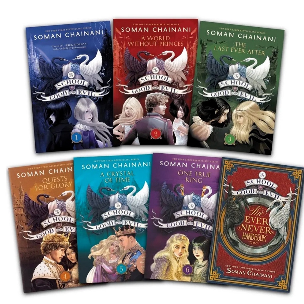 thumbnail image 2 of The School For Good And Evil Series 5 Books Collection Set By Soman Chainani – Paperback, Ages 9-12, HarperCollins 2 of 4