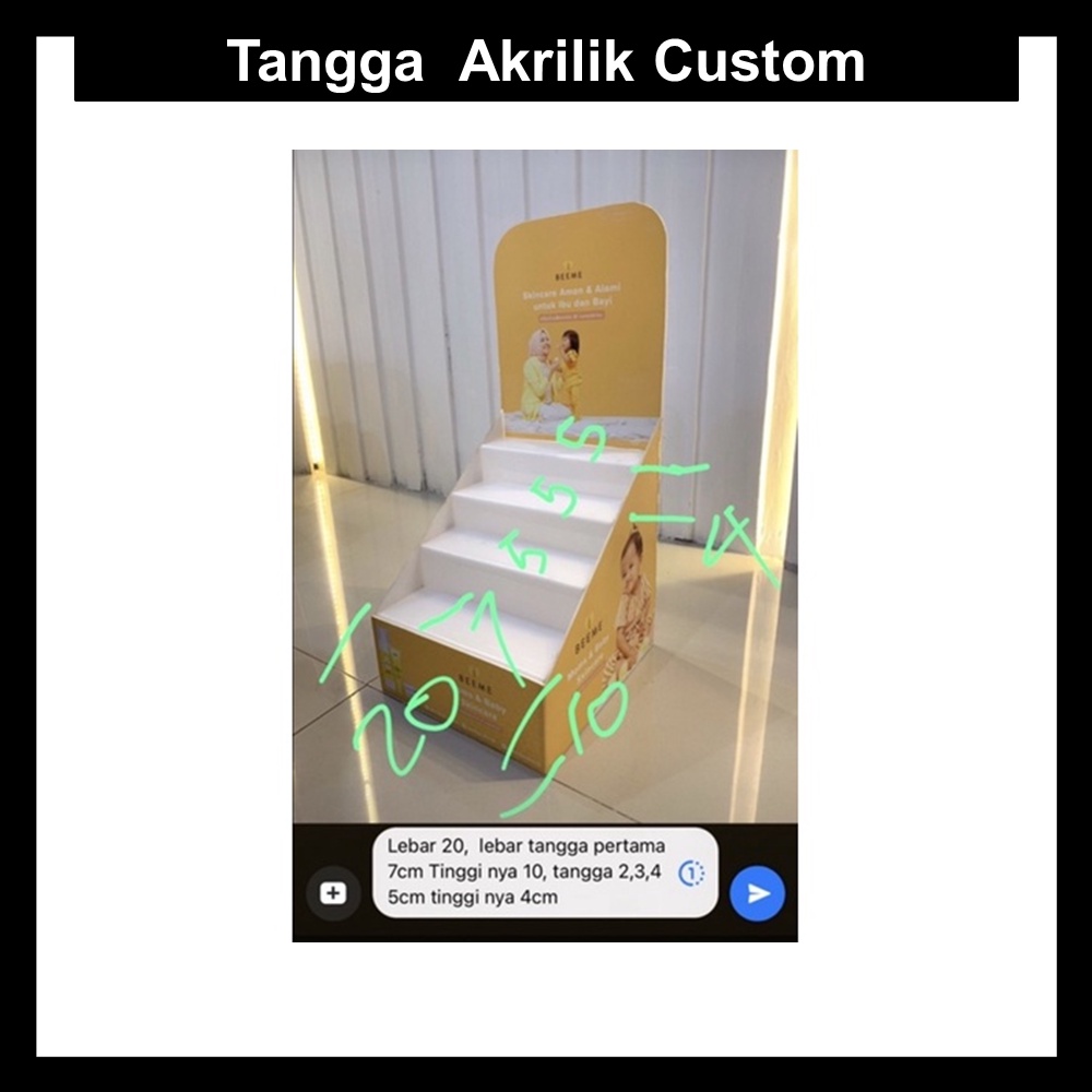 Jual Tangga Akrilik Custom | Shopee Indonesia