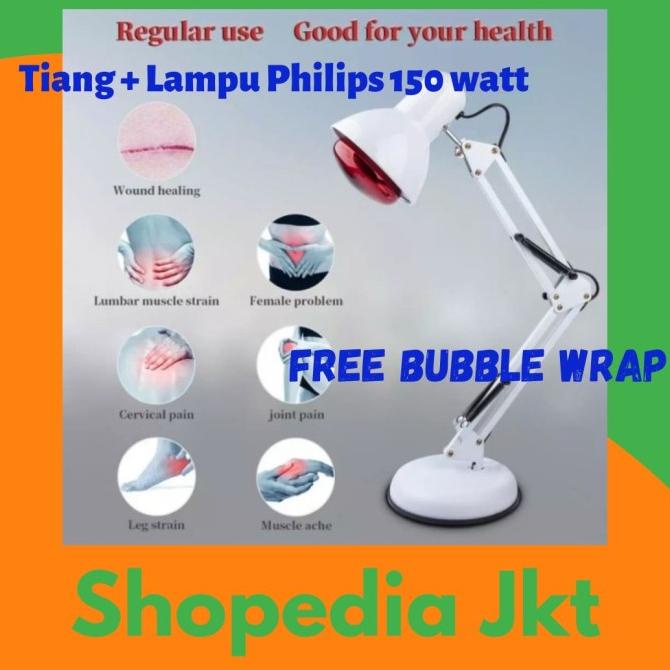 Jual NEW Lampu Set Infra Merah / Encok / Alat Fisioterapi Philips 150 ...