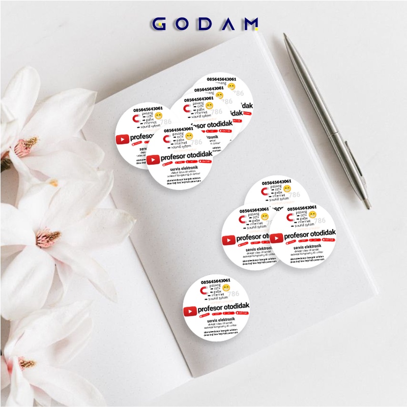 Jual Stiker Laabel Produk / Sticker Label Product Custom / Stiker Label ...