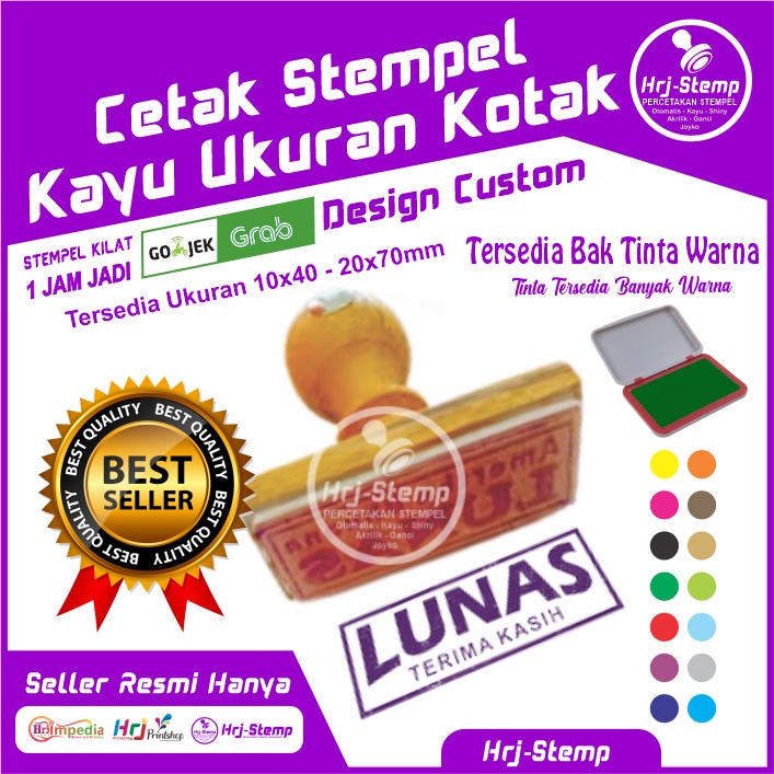 Jual Cetak Stempel Kayu Ukuran Kotak Cetak Stempel Kayu Design Custom Suka Suka Shopee Indonesia