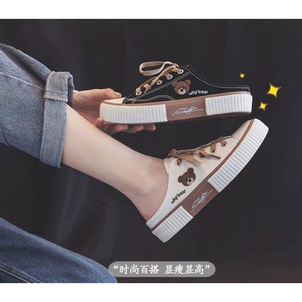 Jual BR 03 SEPATU SNEAKERS BORDIR PANDA | Shopee Indonesia