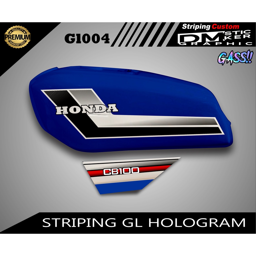 Jual Striping Gl100 Hologram Sticker Gl100 Murah Shopee Indonesia