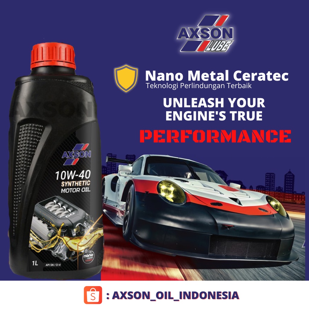 Jual Axson Synthetic Car Oil 10W-40 | Shopee Indonesia