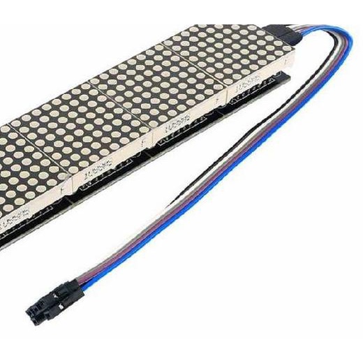 DIYables Dot Matrix Display FC16 4-in-1 32x4 LED For Arduino, ESP32, ESP8266, Raspberry Pi
