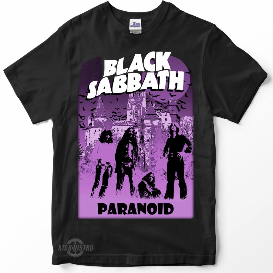 Acquista T-shirt con logo ondulato Plus unisex per adulti Black Sabbath