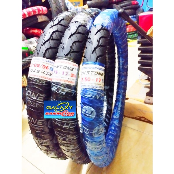 Jual BAN MONTOR RICHSTONE 250-17 DAN 275-17 DAN 90/80-17 ban luar ring ...