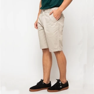 CAVENDIS - Celana Pendek Pria Premium Chino Chinos Pants Warna Crem Ukuran 27-38