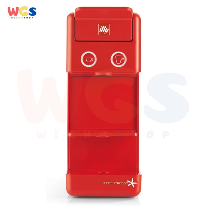 Jual Illy Y3.3 Espresso & Coffee Machine iperEspresso Capsules Red